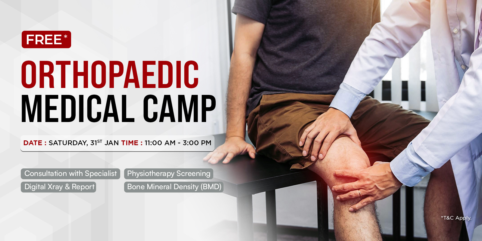 Free Orthopaedic Medical Camp In Navi Mumbai – Consultations & Screening