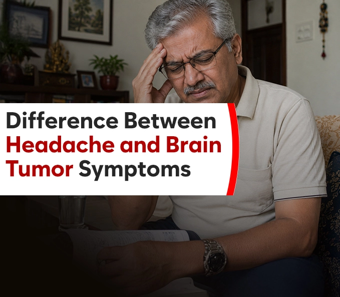 Difference between Headache and Brain Tumor Symptoms