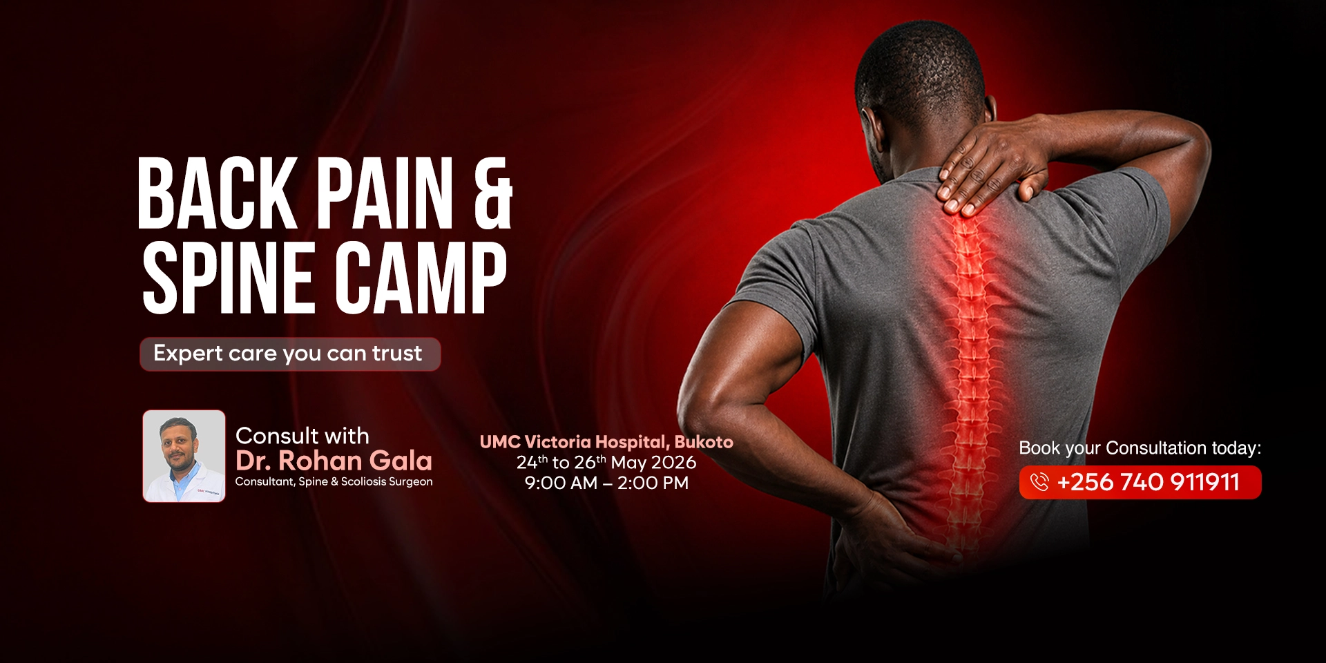 Back Pain and Spine Camp in Uganda